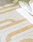 Clovelly Ivory Sand Wool Rug TULSIRAM