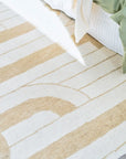 Clovelly Ivory Sand Wool Rug TULSIRAM