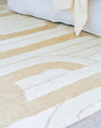 Clovelly Ivory Sand Wool Rug TULSIRAM