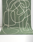 Collins Green Wool Rug DREAMHOME