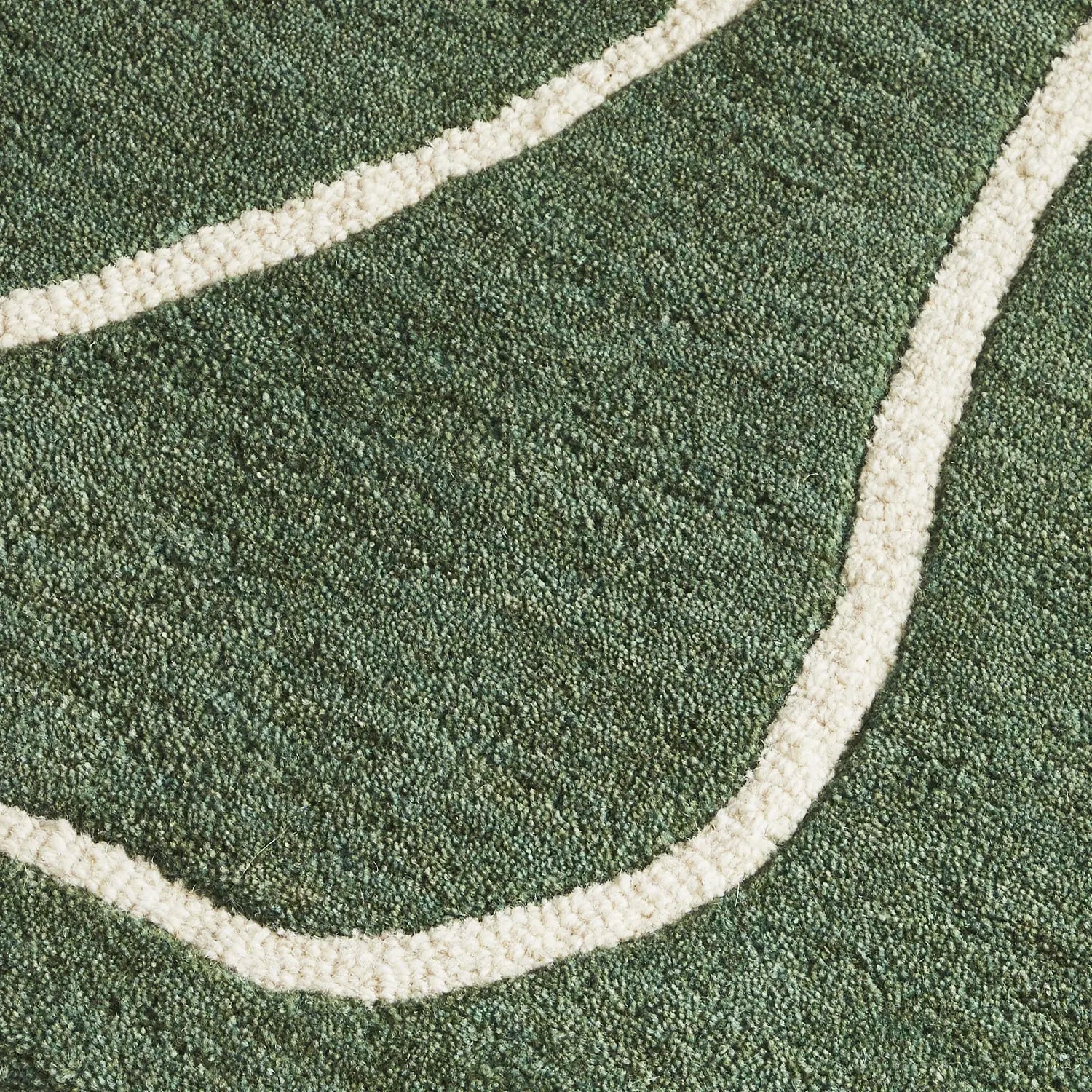 Collins Green Wool Rug DecoRug