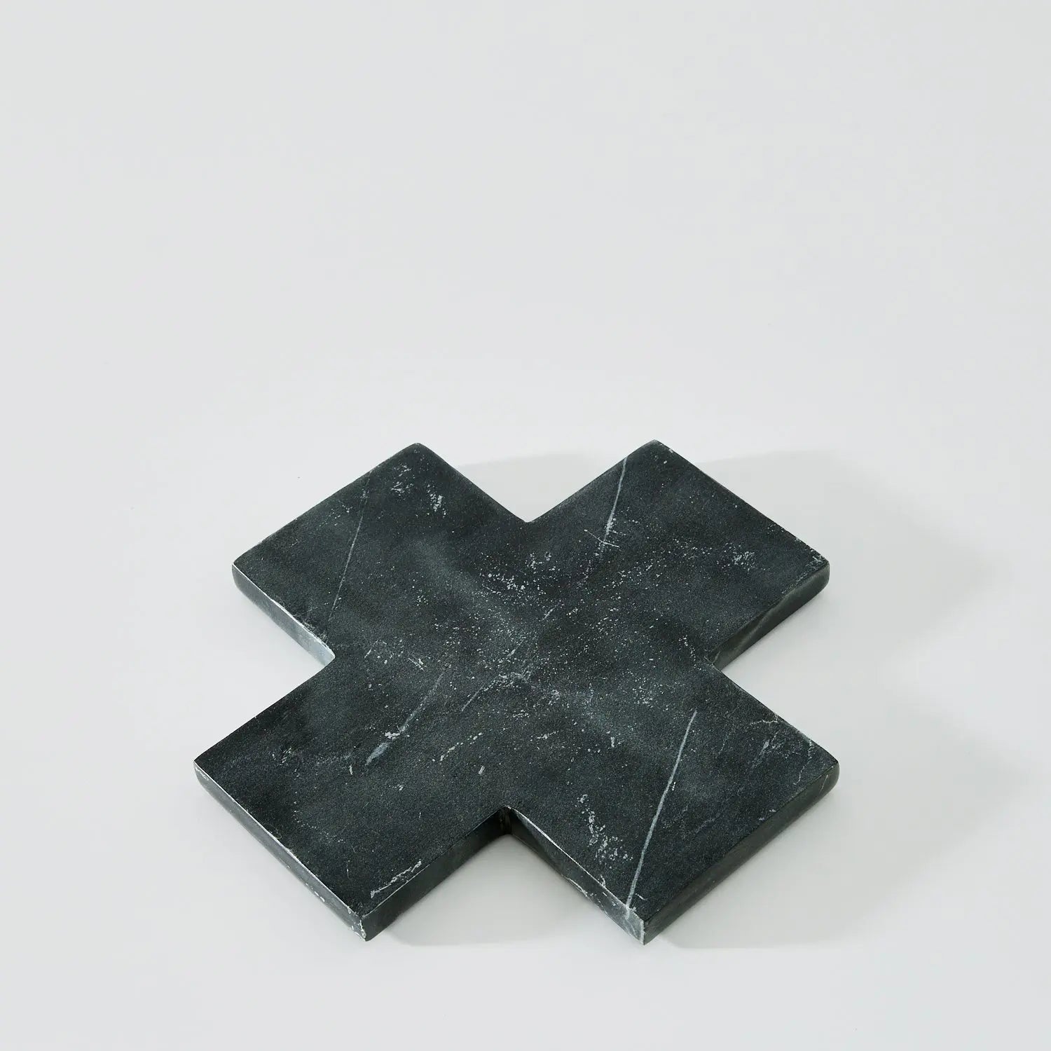 Cross Marble Trivet Black Stoneman