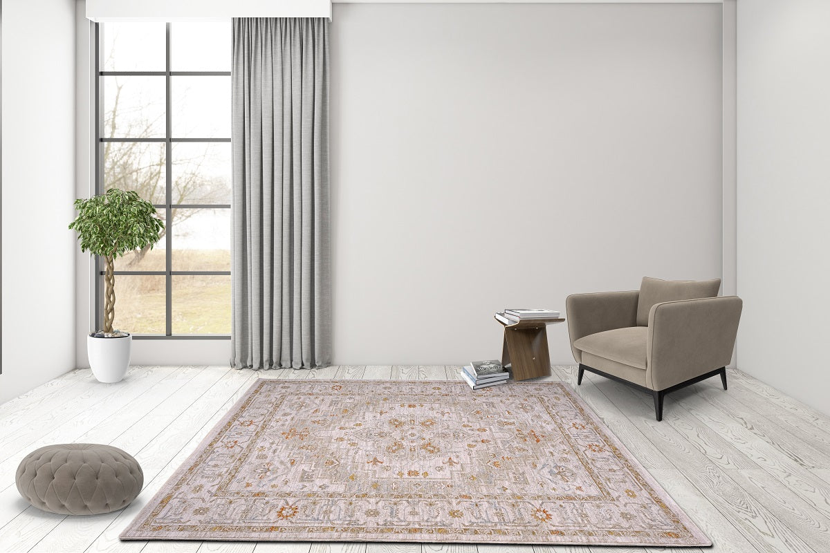 Crucial Cream Traditional Rug Smartex Int