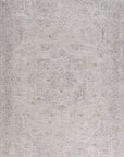 Crucial Distressed Light Grey Transitional Rug Smartex Int