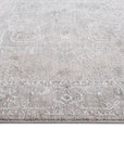 Crucial Distressed Light Grey Transitional Rug Smartex Int