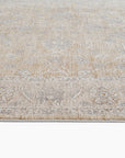 Crucial Floral Beige Transitional Rug Smartex Int