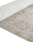 Crucial Floral Beige Transitional Rug Smartex Int