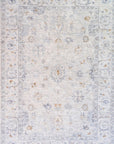 Crucial Floral Light Grey Transitional Rug Smartex Int