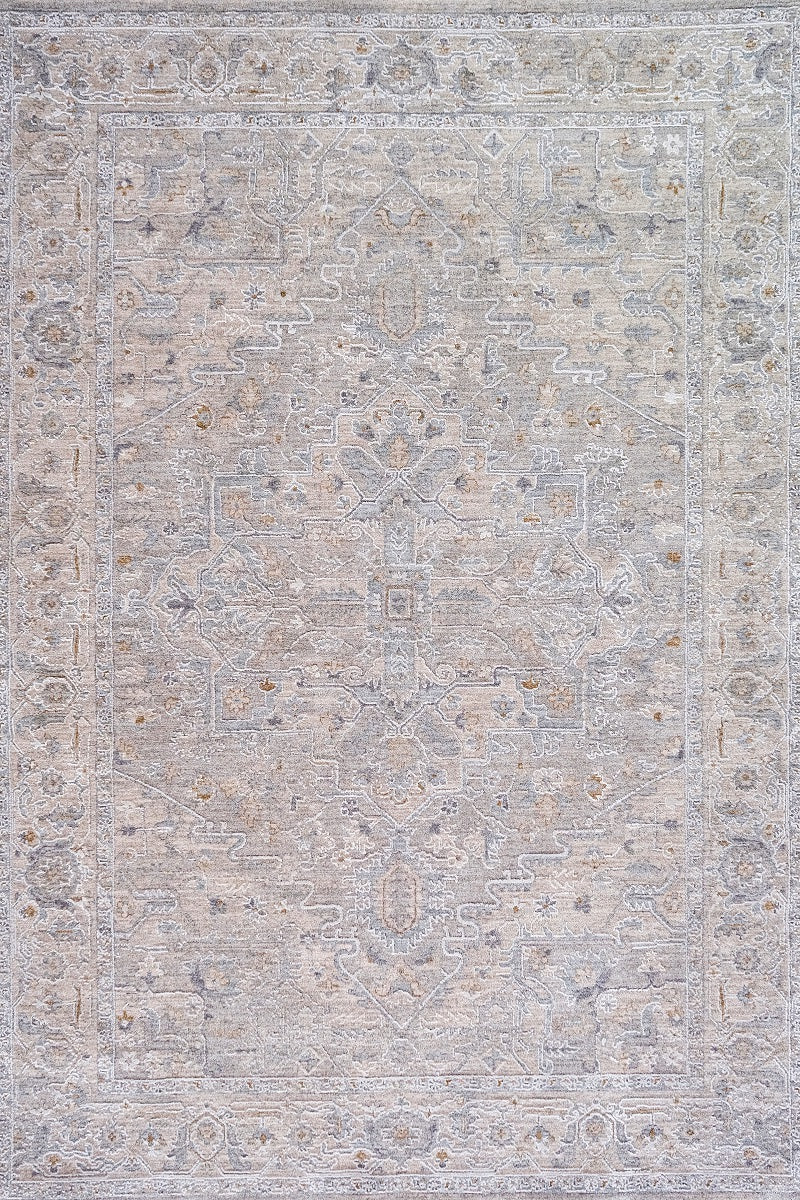 Crucial Grey Traditional Rug Smartex Int