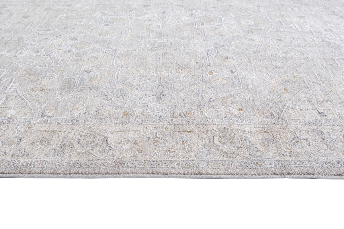 Crucial Grey Traditional Rug - DecoRug