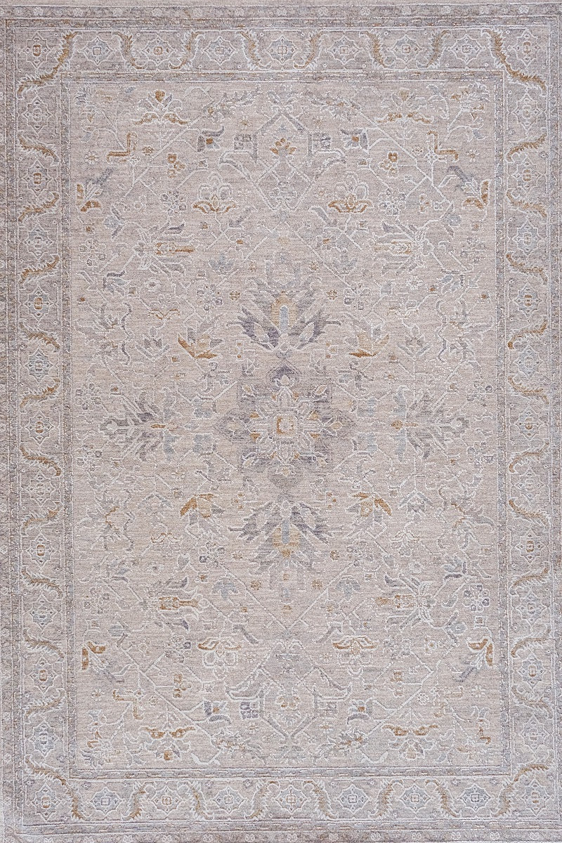 Crucial Light Grey Transitional Rug Smartex Int