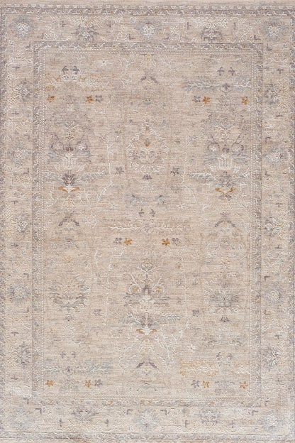 Crucial Vintage Light Grey Transitional Rug Smartex Int