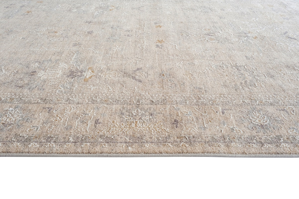 Crucial Vintage Light Grey Transitional Rug Smartex Int