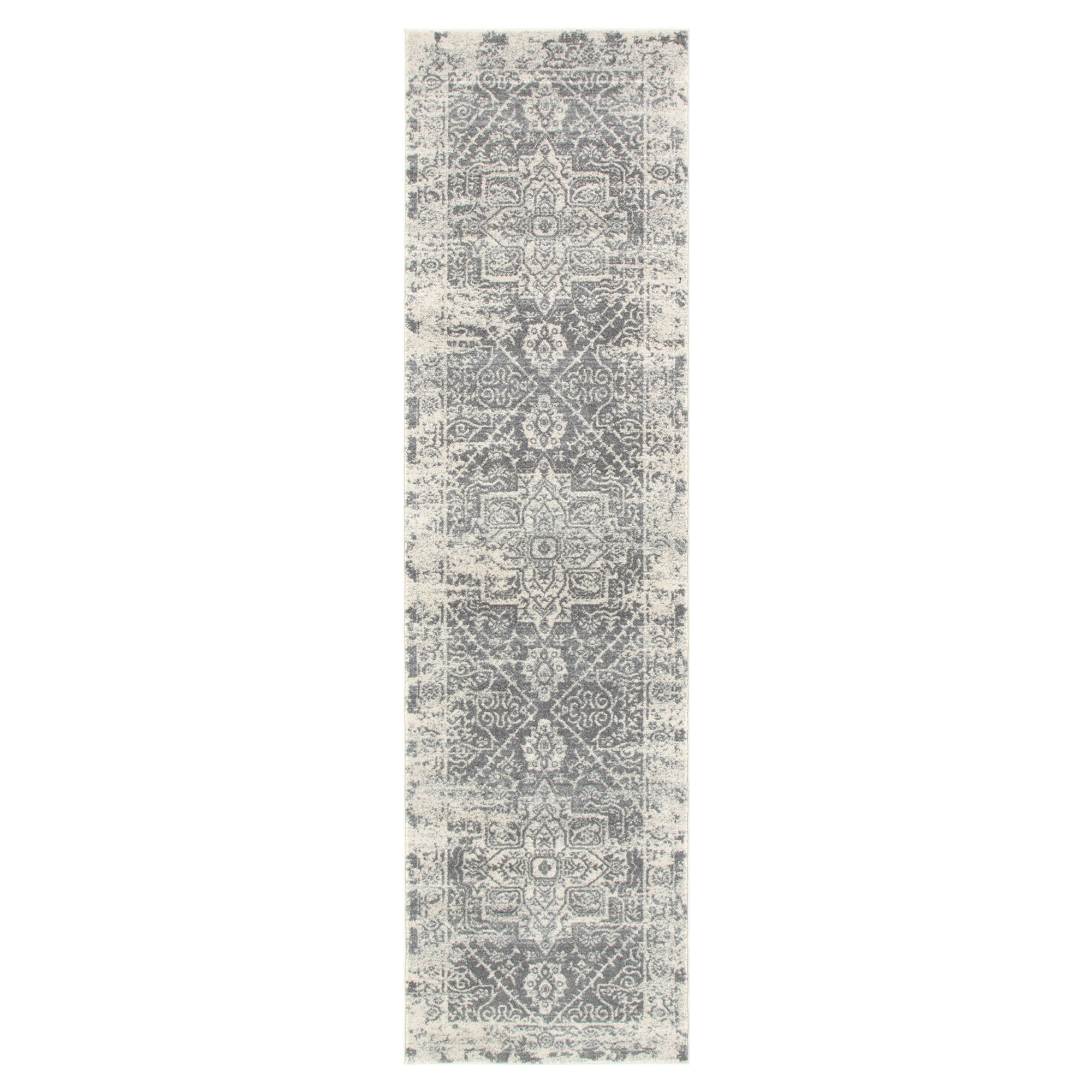 Delicate Audrey Ivory &amp; Grey Rug - DEL20