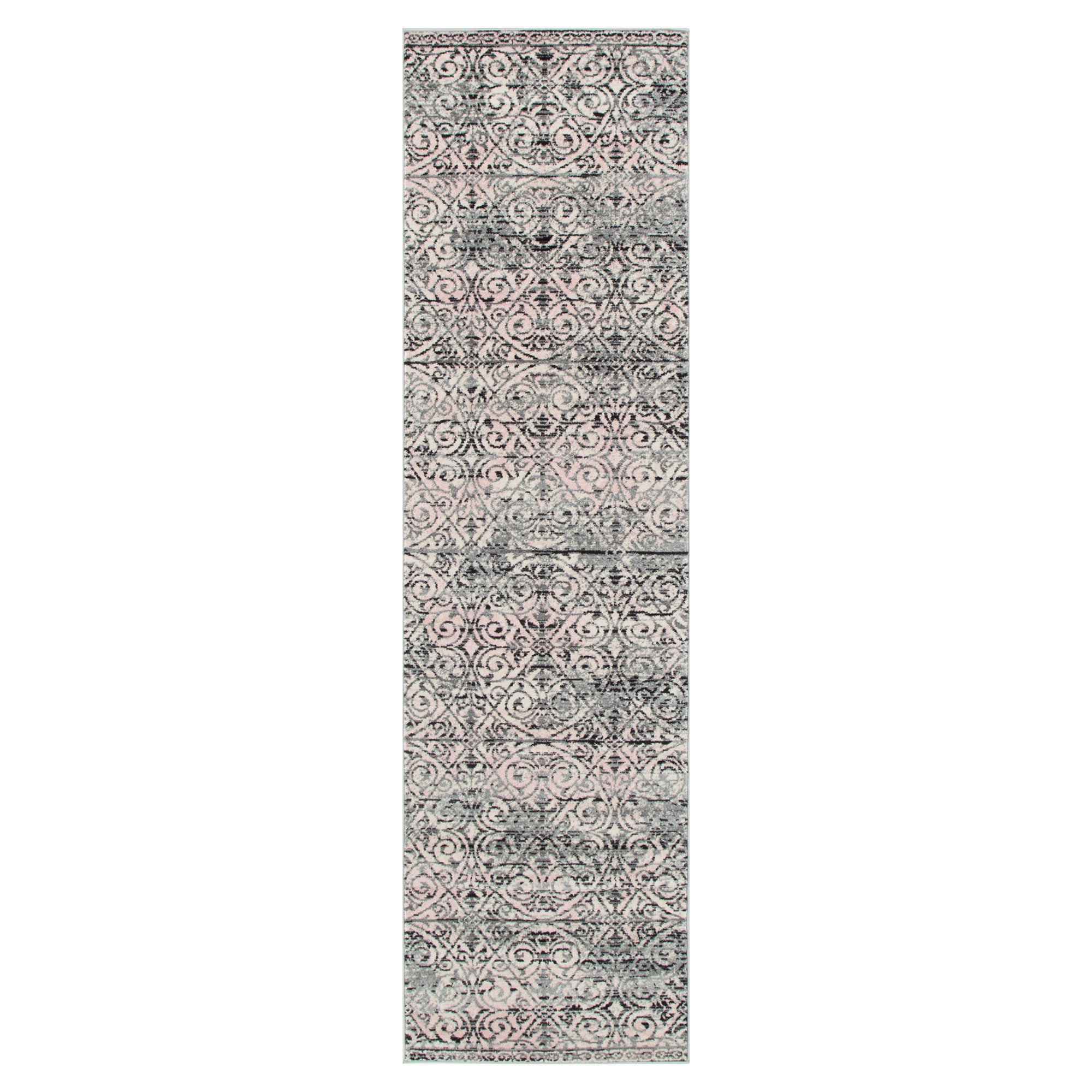 Delicate Katherine Pink &amp; Ash Rug -  DEL22