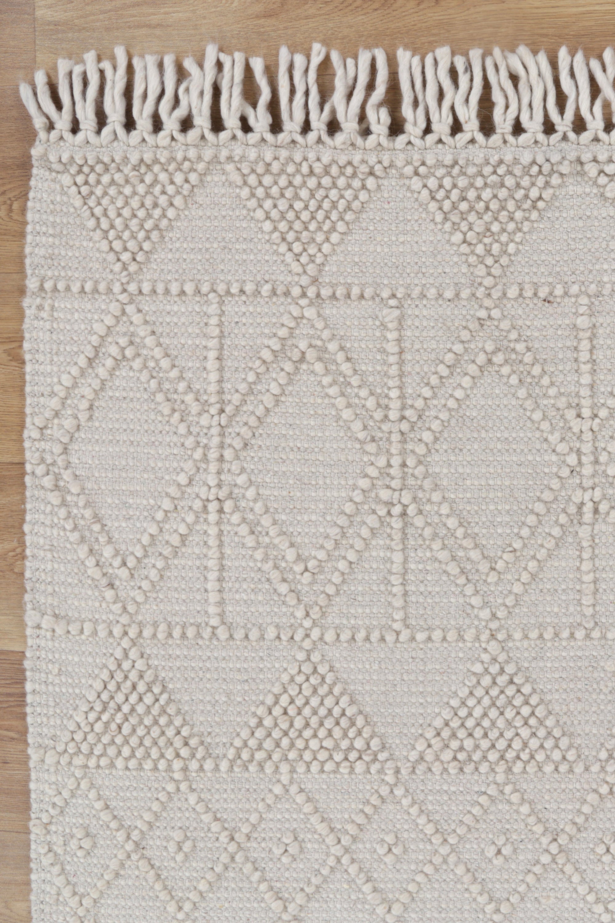 Diego Inca Beige Wool Rug - DIEG01 BVB2B