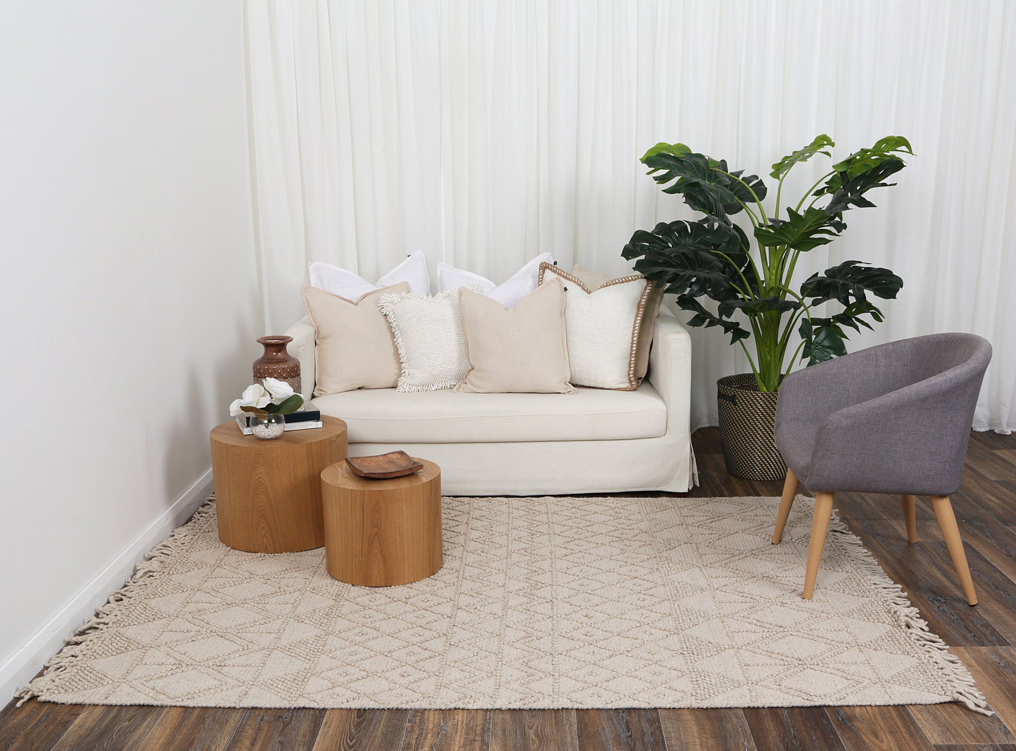 Diego Inca Brown Wool Rug - DIEG01 BVB2B