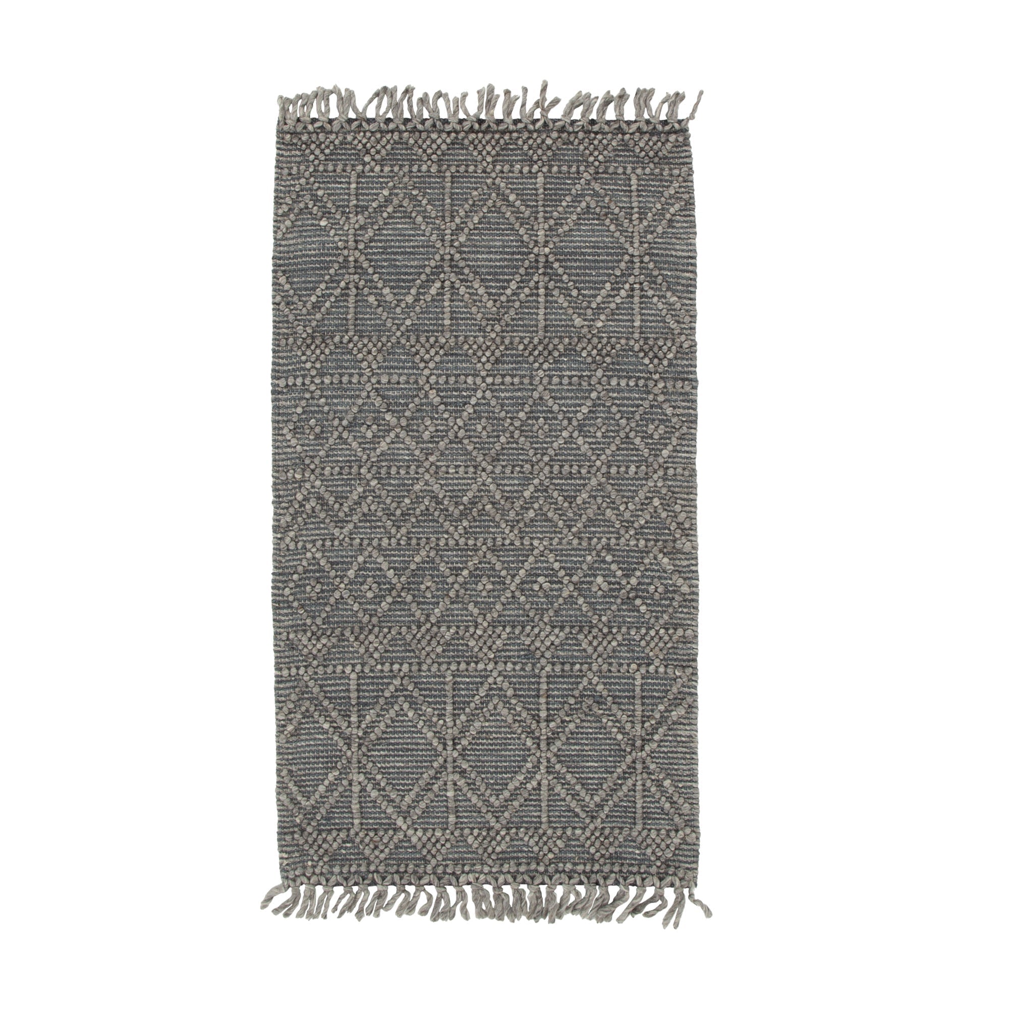 Diego Inca Grey Multi Wool Rug - DIEG01 BVB2B
