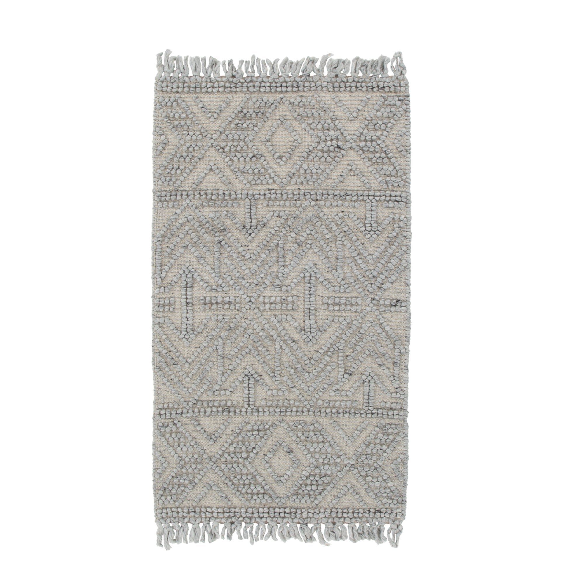 Diego Tribal Grey Wool Rug - DIEG02 BVB2B