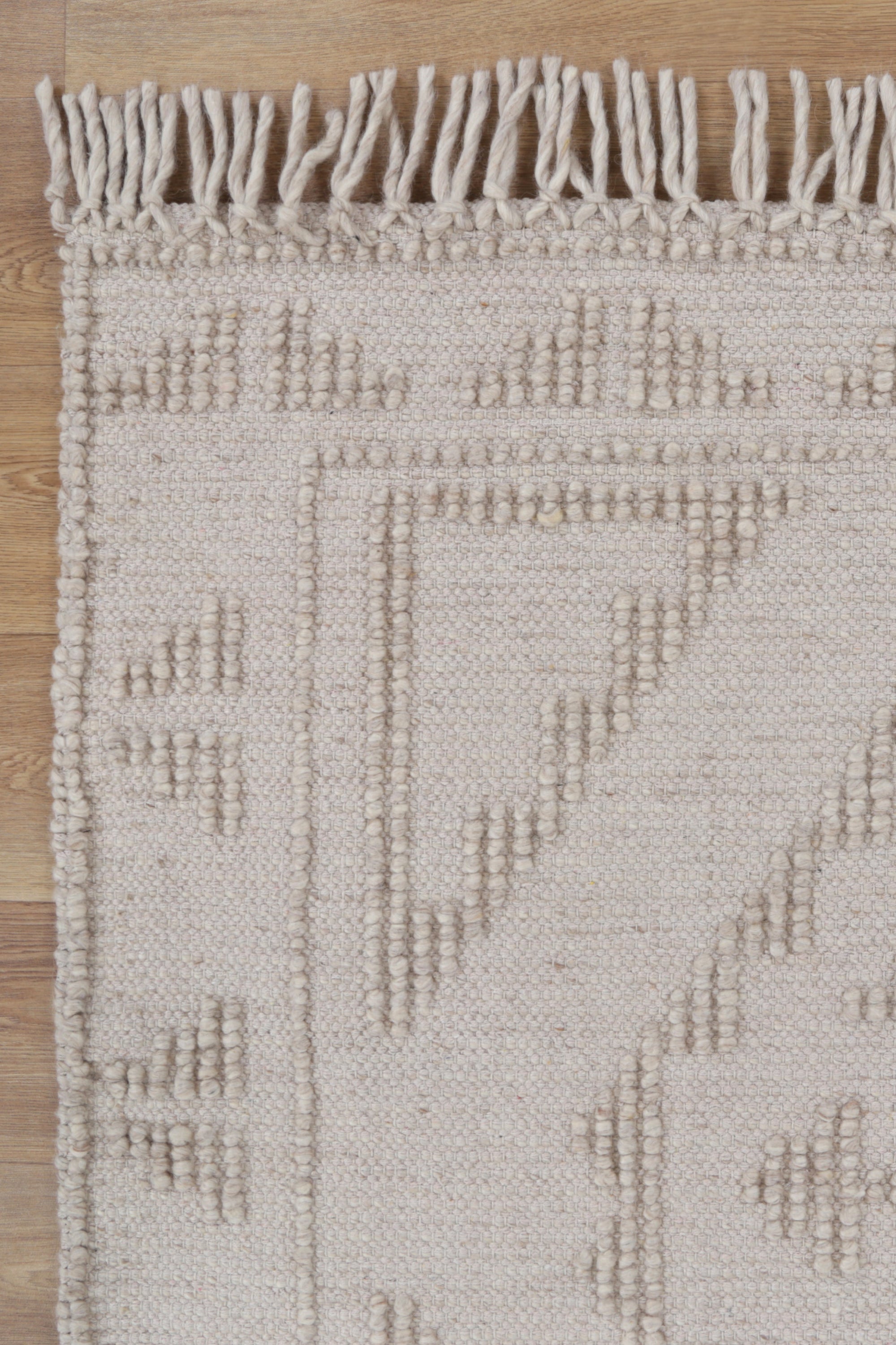 Diego Ornamental Brown Wool Rug - DIEG03 BVB2B