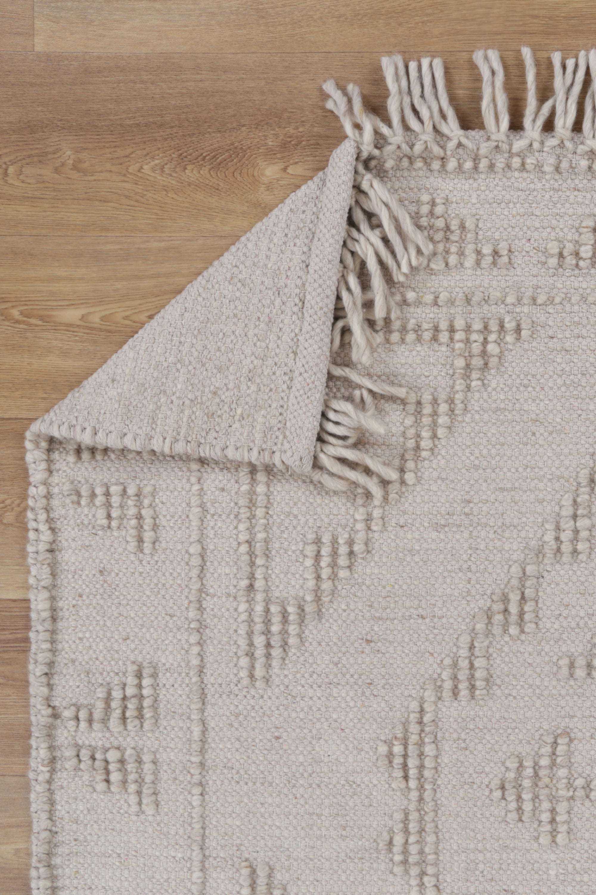 Diego Ornamental Brown Wool Rug - DIEG03 BVB2B