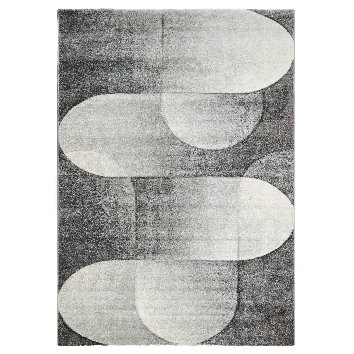 Dante Grey Patterned Rug DecoRug