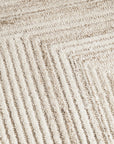 Dove Ivory Beige Wool Rug JAVIHOME