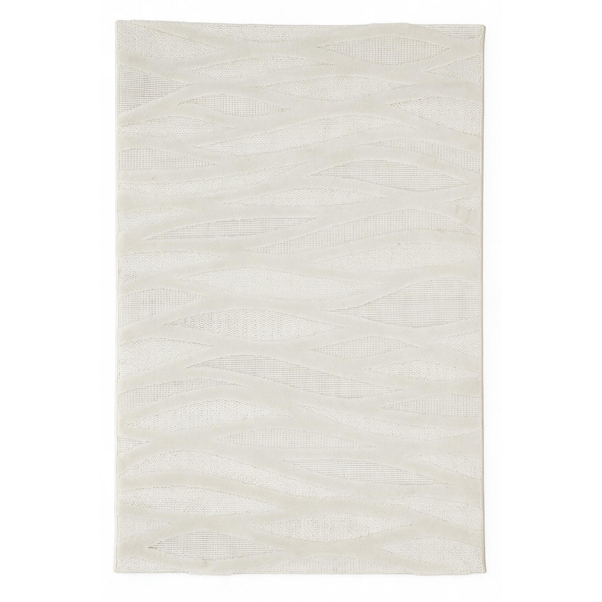 Urban Ecru Wave Cream Rug