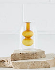 Floating Abstract Glass Vase Amber KAILE