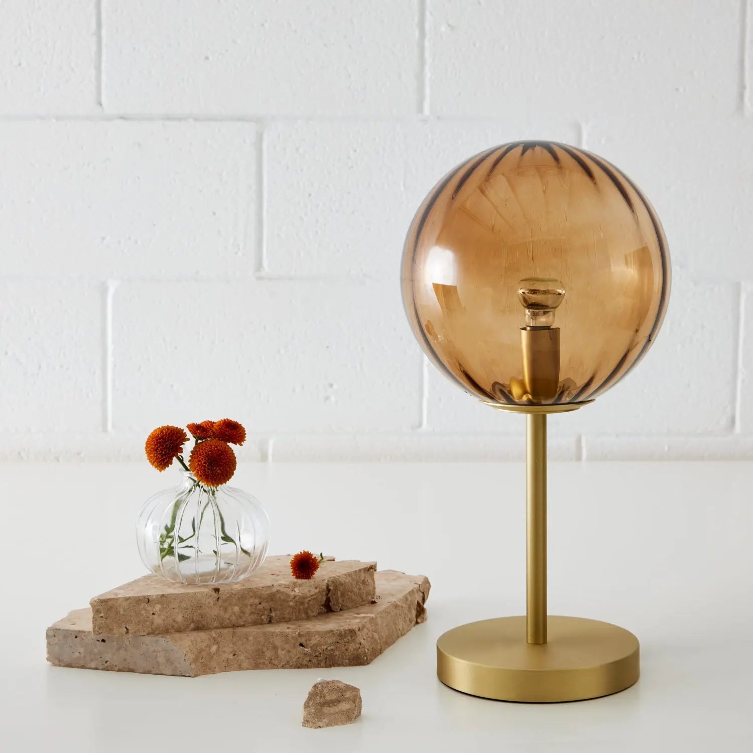 Sphere Metal/Glass Table Lamp COAST