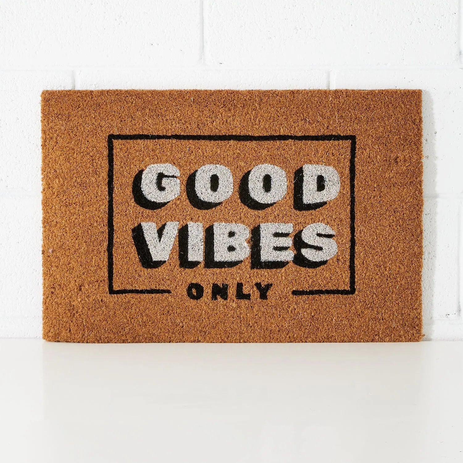 Good Vibes Only Coir Door Mat DecoRug