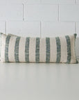 Albina Cushion 35x90cm Ivory/Green CELADON