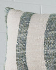 Albina Cushion 35x90cm Ivory/Green CELADON