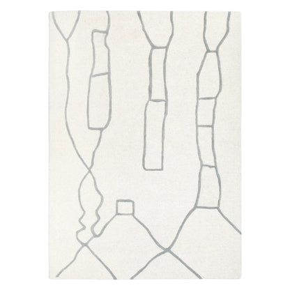 Gordon Souk Cream / Grey Wool Rug Brand Ventures
