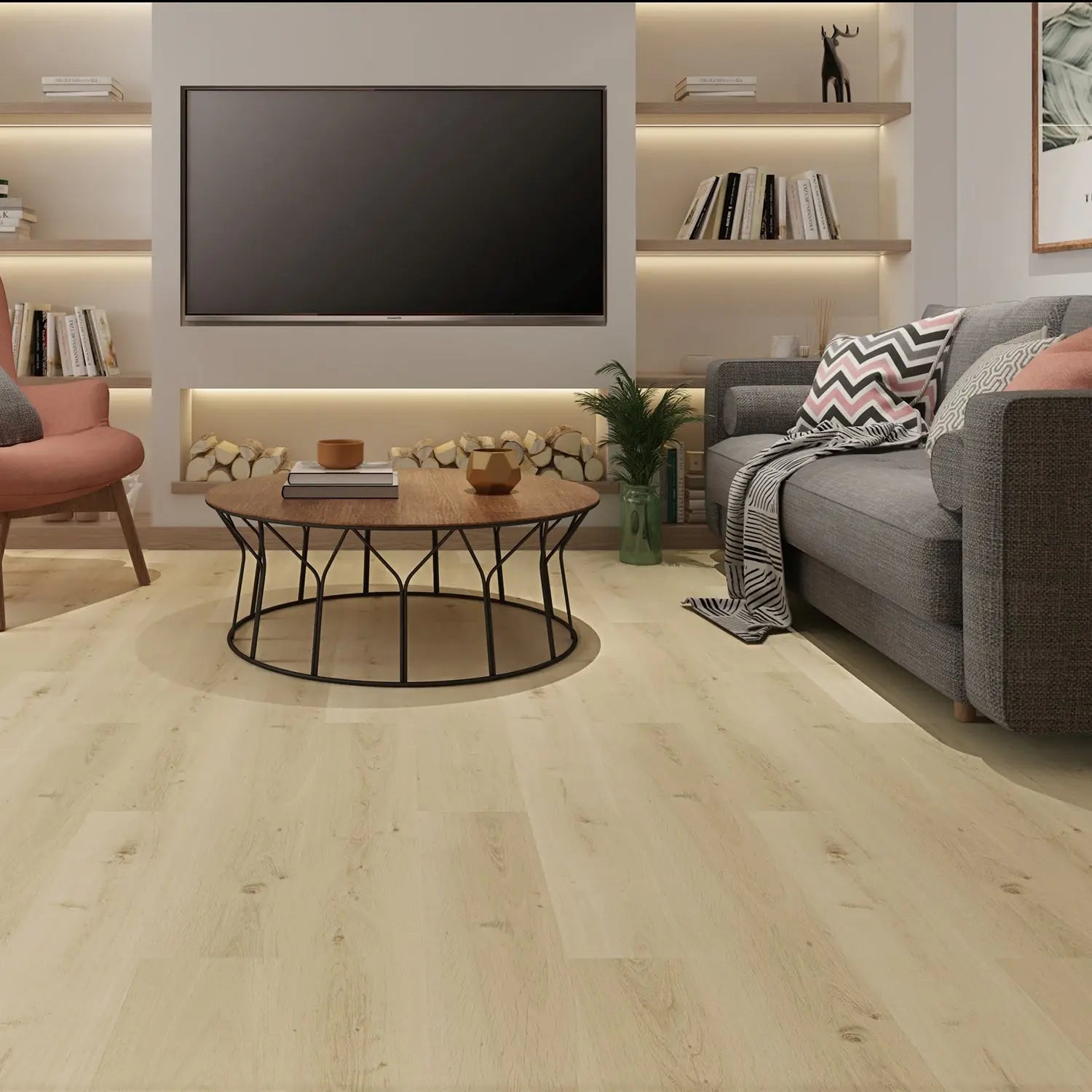 Hadron Hybrid Kinetic Oak Flooring Hadron