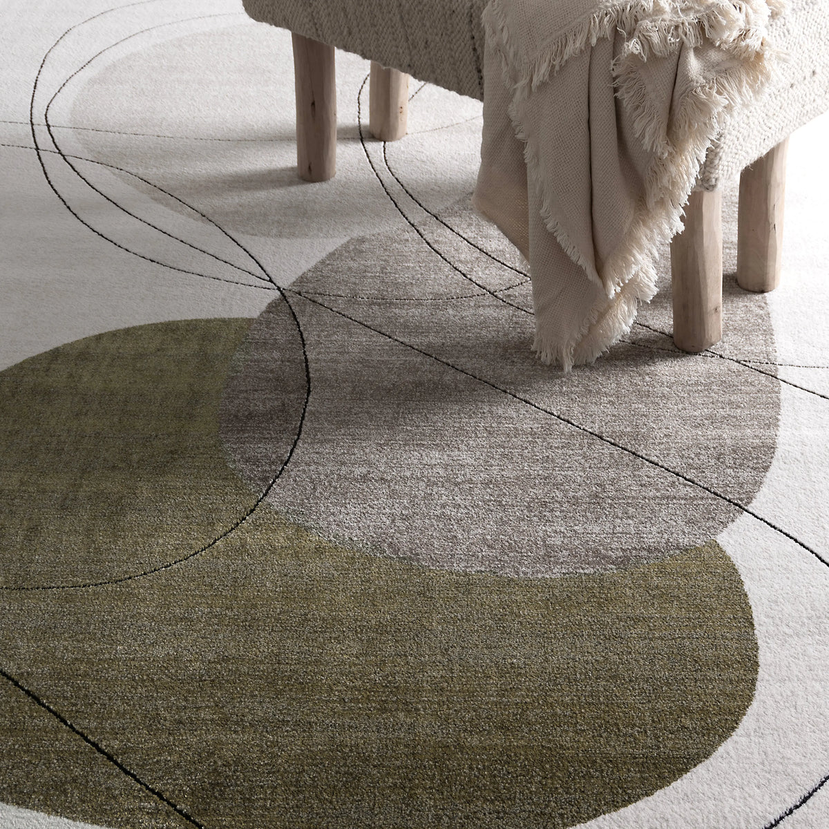Harbor Abstract Multi Rug – Stylish & Vibrant | DecoRug