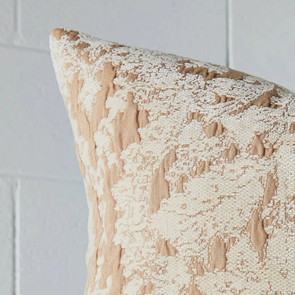 Hollow Textured Jacquard Cushion Natural CELADON