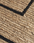 Huntly Natural Black Wool Rug DREAMHOME