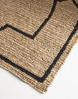 Huntly Natural Black Wool Rug DREAMHOME