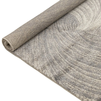 Infinity Drift Grey Cream Rug DecoRug