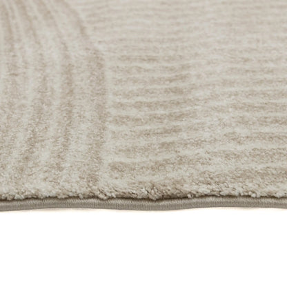 Infinity Sculpt Cream Rug DecoRug