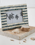 Navy/Ivory Inlay Frame- 18x23cm COAST