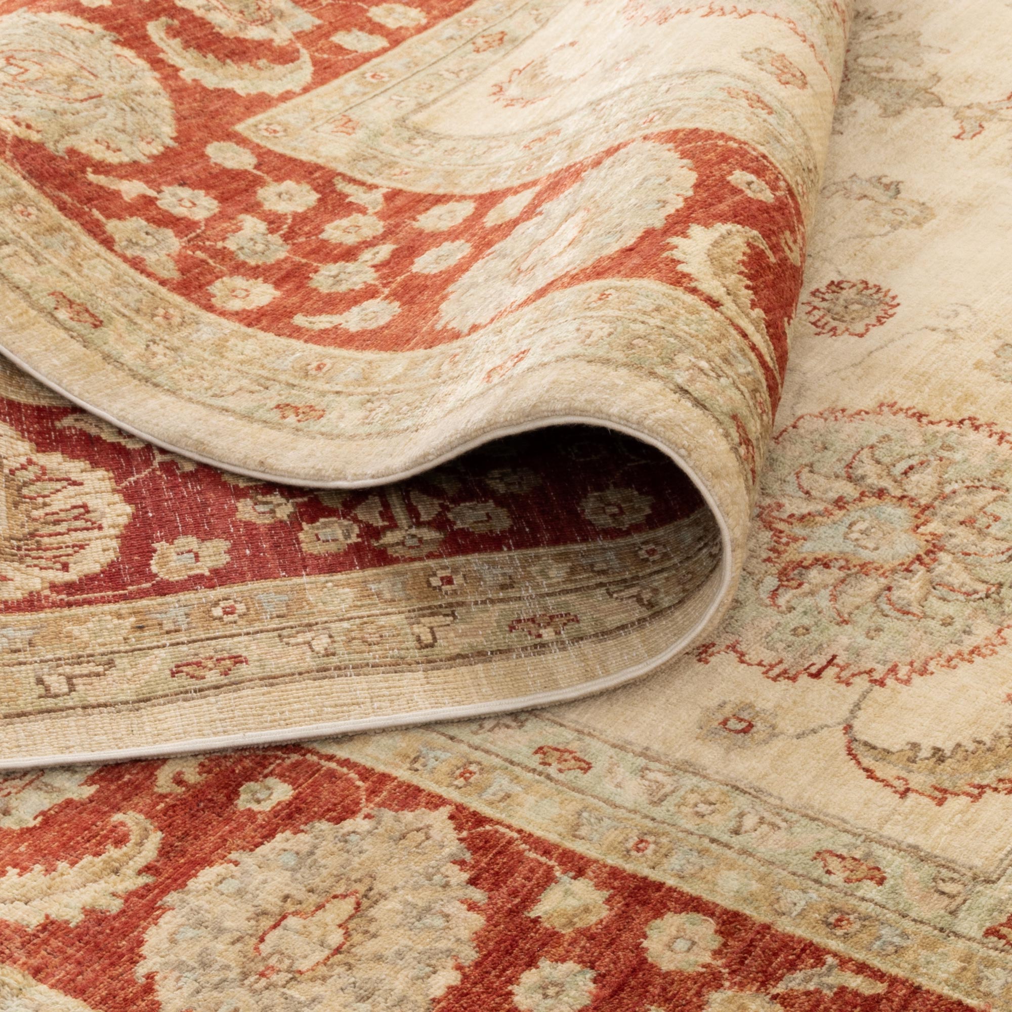 AFGHAN HANDKNOTTED WOOLE CARPETS 295X252 JUMBO 32809 (Hand Made) BVB2B