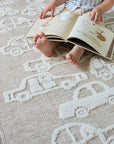 Kelso Natural Ivory Wool Nursery Rug THERUG