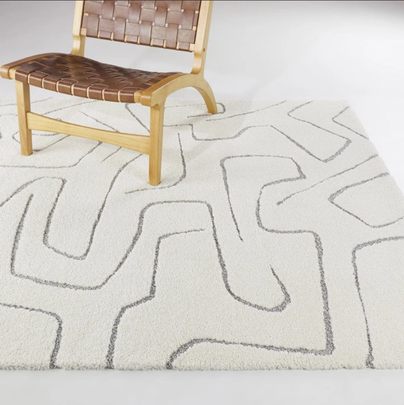 Lilly Abstract Cream Rug LTB2B