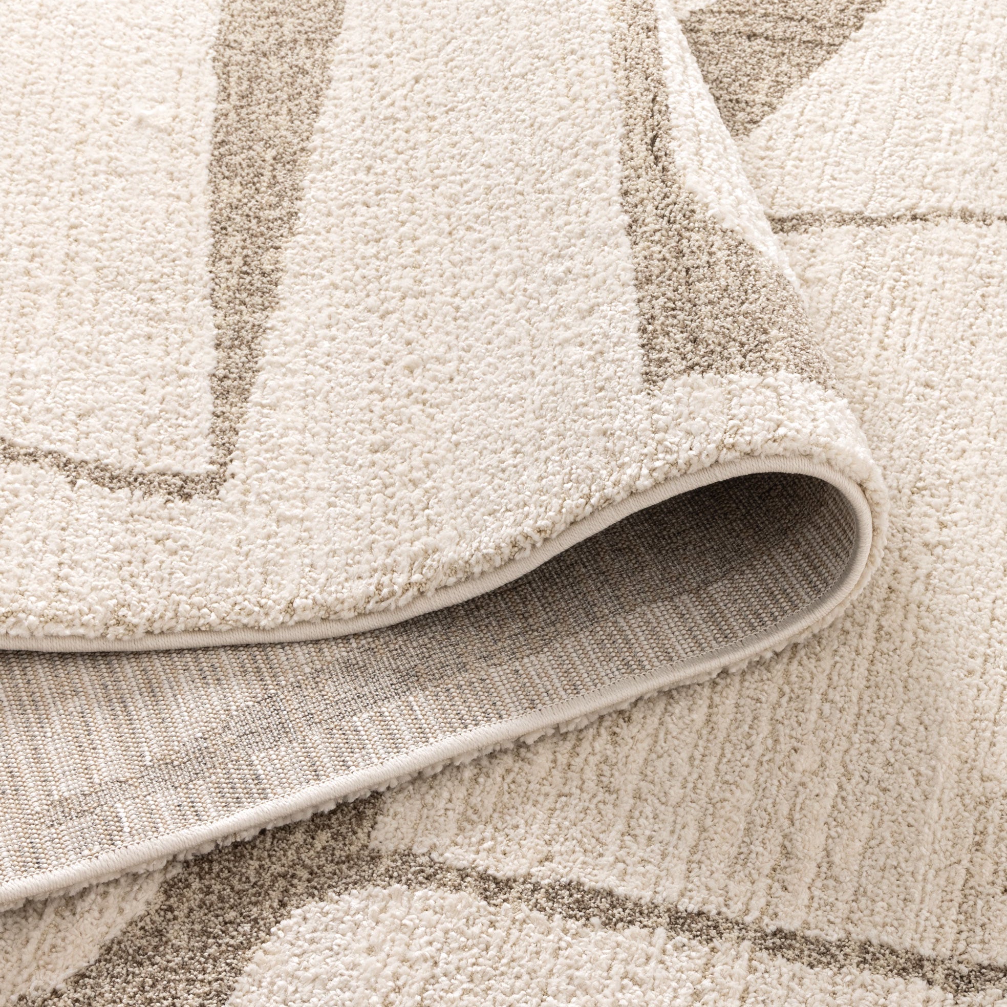 Loki Abstract Beige Rug LTB2B