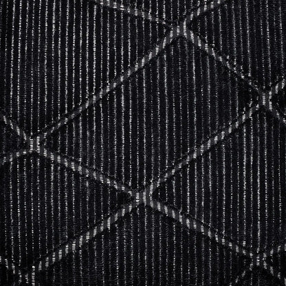 Lacey Abstract Diamond Charcoal Wool Rug empty1