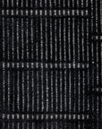 Lacey Abstract Stripe Charcoal Wool Rug DecoRug