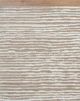 Lavendi Waves Cream Beige Wool Rug DecoRug