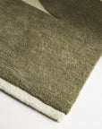 Levis Ivory Green Wool Rug TULSIRAM